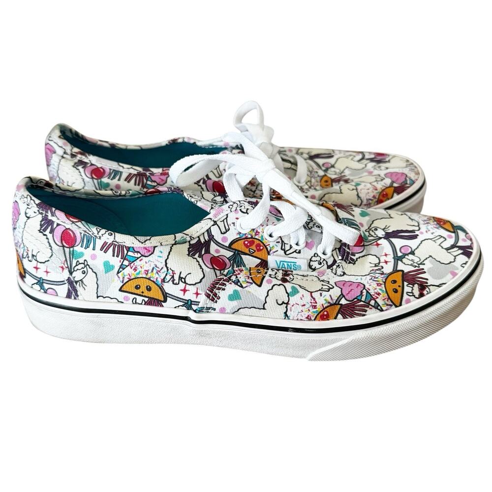 Vans Llamas & Tacos Party 721356 Sz 7Y/7M/8.5W - Picture 3 of 7